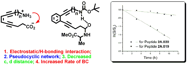 Publication image: Basak, Amit; Bag, Subhendu Sekhar and Bdour, Hussam MM. Synthesis and reactivity of enediynyl amino acids and peptides: a novel concept in lowering the activation energy of Bergman cyclisation by H-bonding and electrostatic interactions. Chem. Commun. 20, 2003, 2614-2615