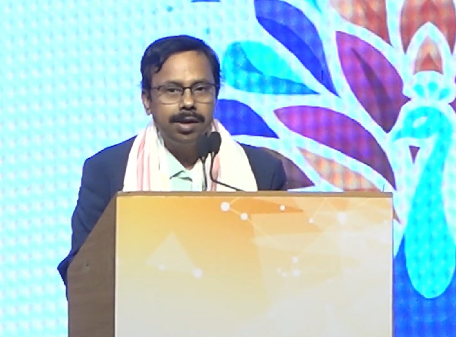 Prof. Bag speaking at the IISF 2024 valedictory ceremony